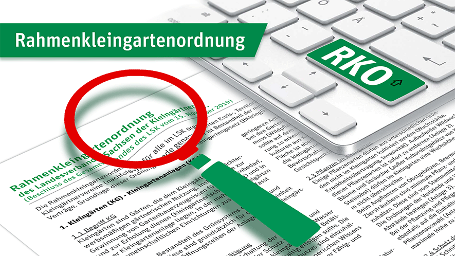 Aktuelle Rahmenkleingartenordnung RKO - LV Sachsen