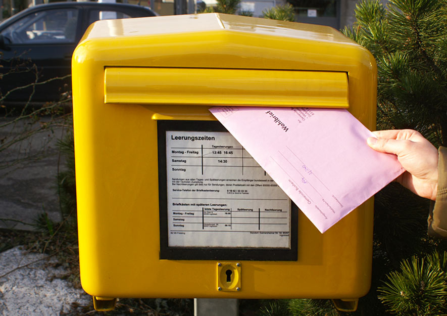 Wahlbrief - Stimmzettel Rücksendung