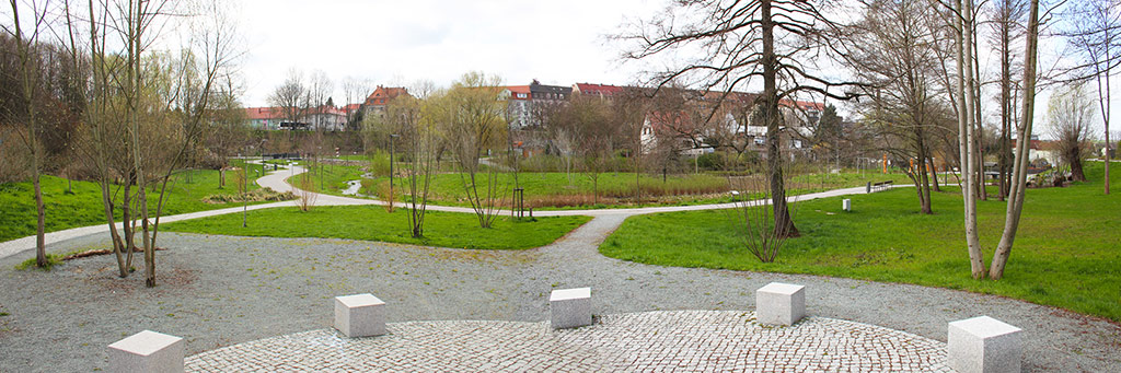 Gelände der Kleingärtnermeile zum Tag der Sachsen 2022
