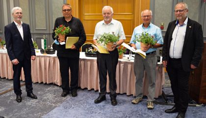 10. Verbandstag in Dresden - Goldene Ehrennadel