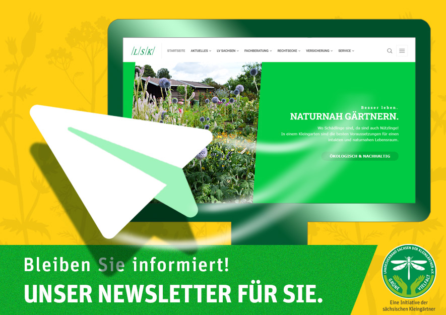 Sachsens Kleingärtner-Nachrichten - Newsletter abonnieren