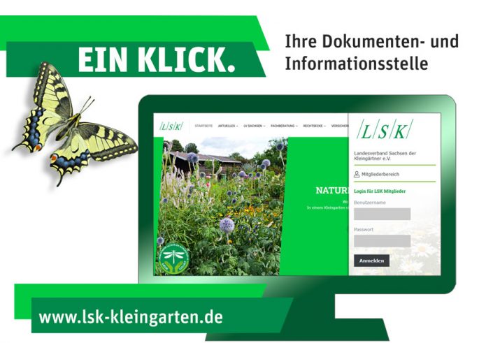 Interner Vereinsbereich auf der LSK Webseite