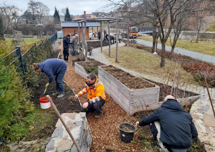 Arbeitseinsatz im ehemaligen LaGa-Gelände