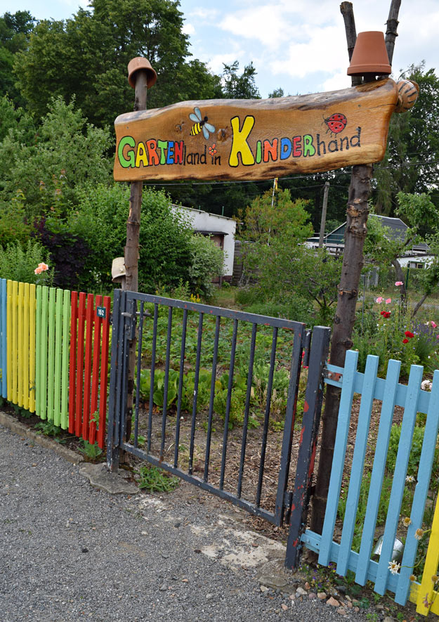 Kleingarten einer Kindertagesstätte