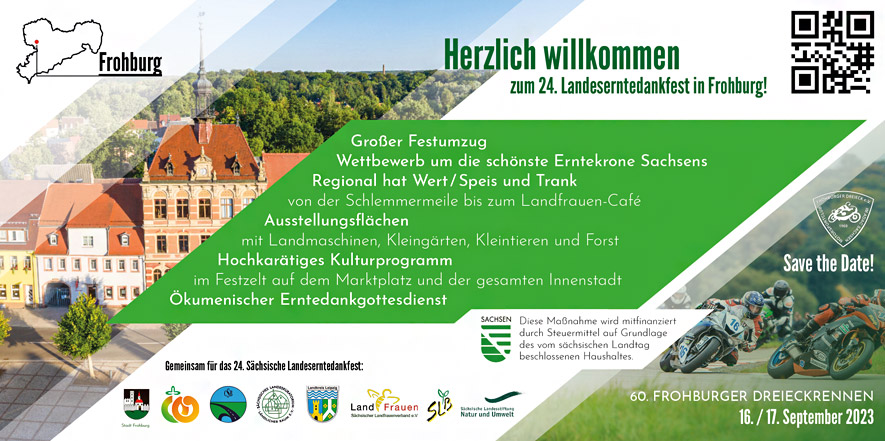 24. Landeserntedankfest 2023 in Frohburg