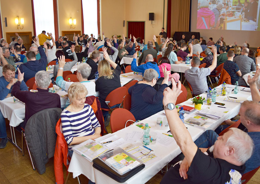 Jahresmitgliederversammlung der Kleingärtner | Aue/Stollberg