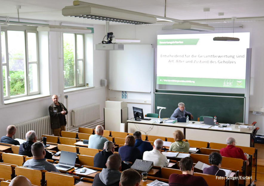 Hörsaal der Gartenakademie in Pillnitz