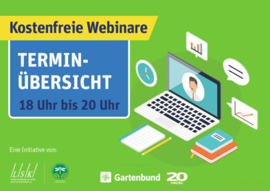 Kleingartensoftware: Gartenbund Pro - kostenfreie Webinare und Schulungen