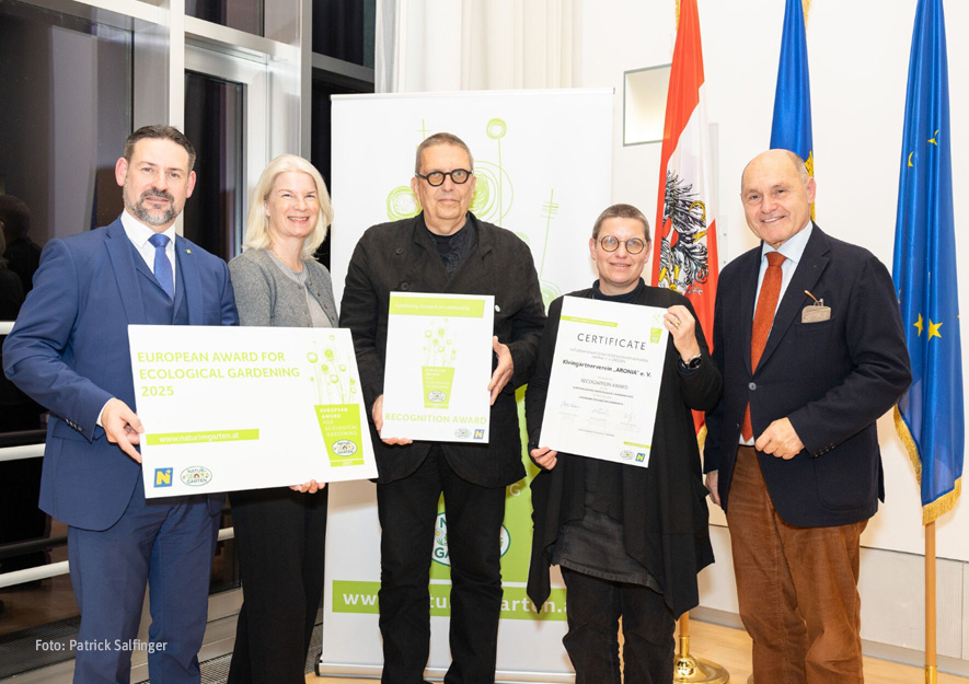 „European Award for Ecological Gardening 2025“