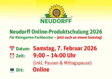 Neudorff Online-Produktschulung 2026