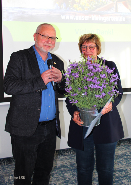 Ehrung Frau Viehweger - Sächsischen Gartenakademie