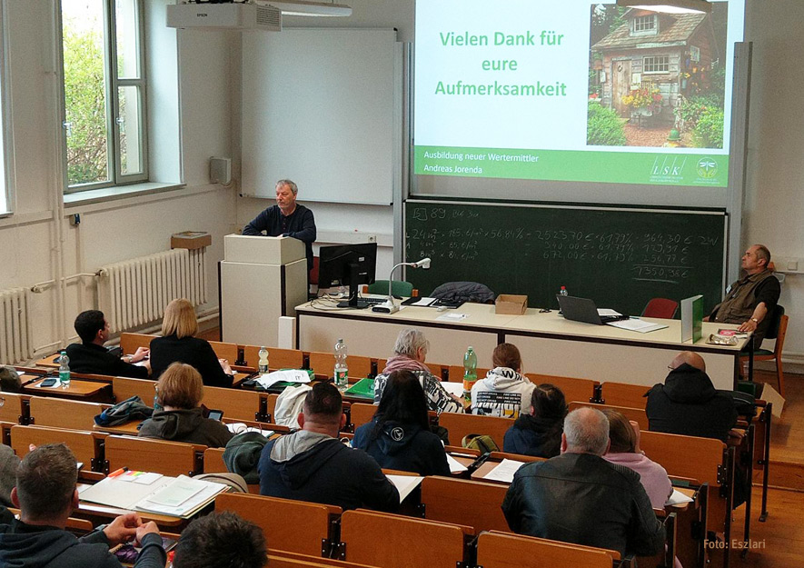 Wertermittler-Ausbildung für Kleingärtner Sachsen
