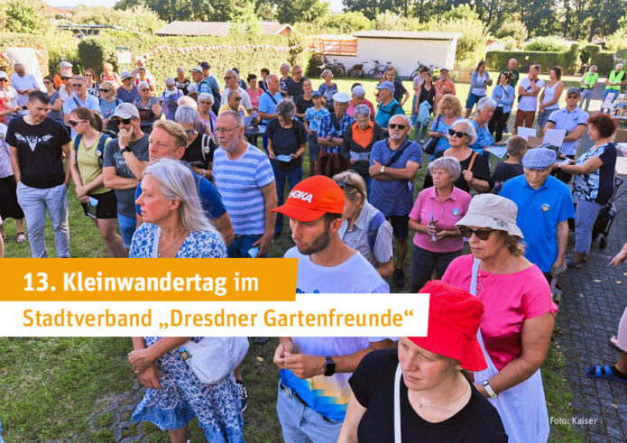 13. Kleingartenwandertag in Dresden